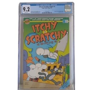 Bongo Group Comics Itchy & Scratchy #3 Bart Crossover 9.2 GCG graded White Pages